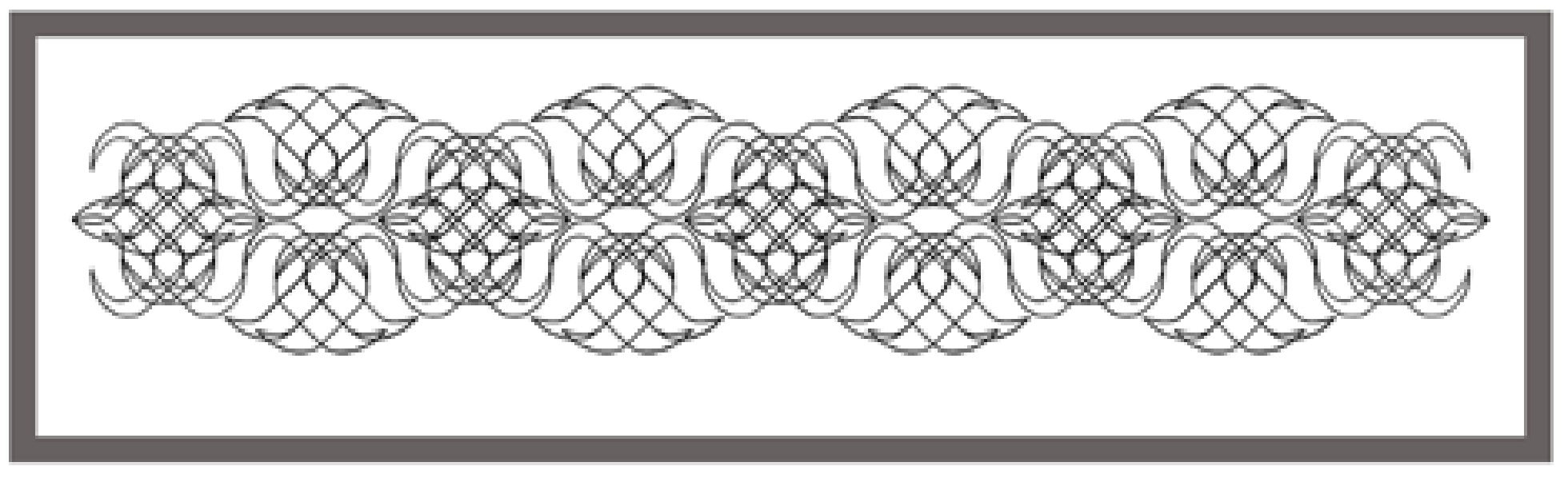 Ornamental writing composition